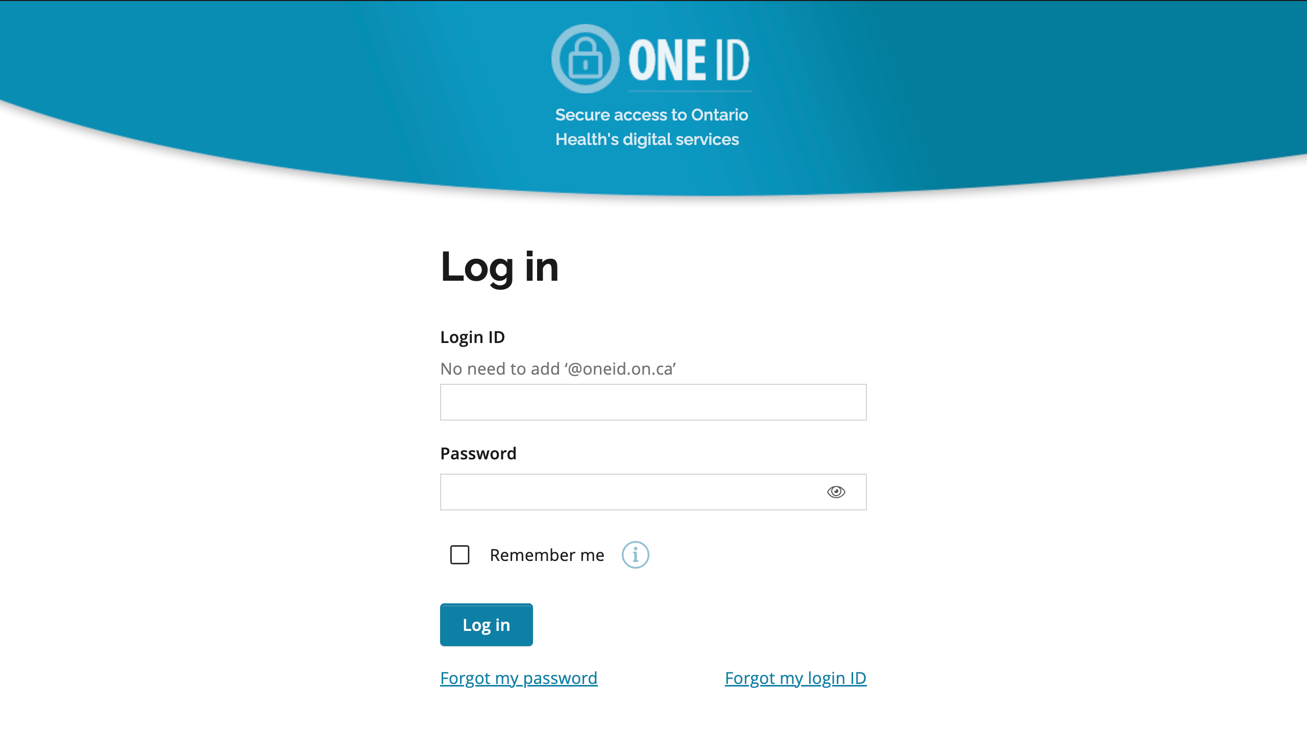 ONE ID Login